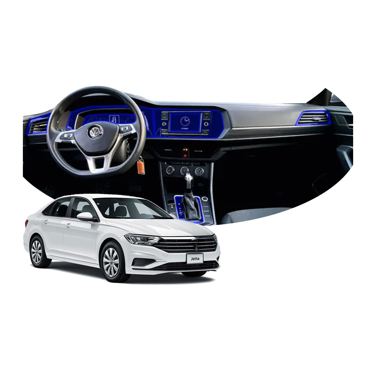 Foto 1 | Protectores Ppf Para Jetta Comfortline-highline 2019-2021 Kit De Interiores
