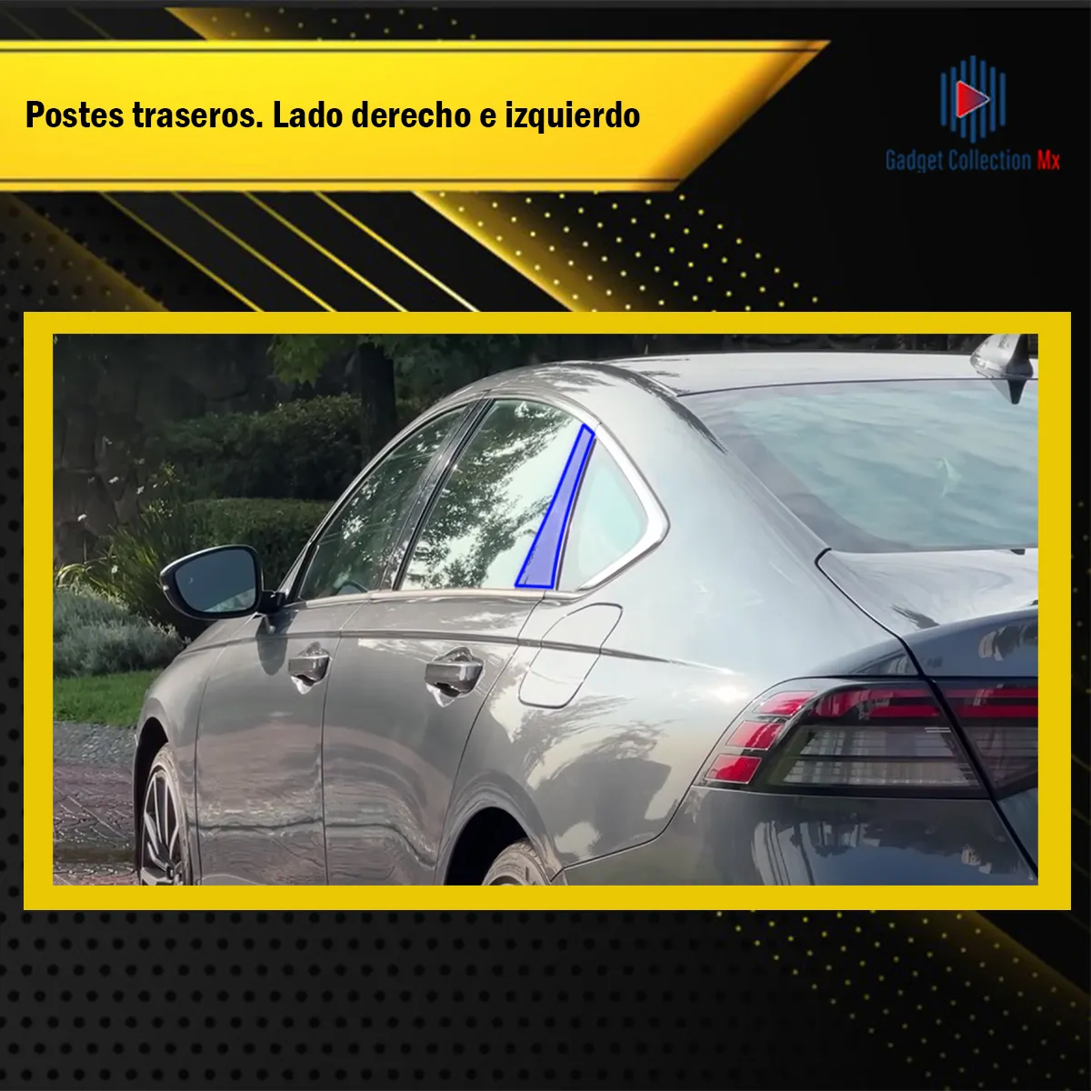 Foto 6 pulgar | Protectores Ppf Para Postes De Honda Accord 2024 Kit De Exteriores