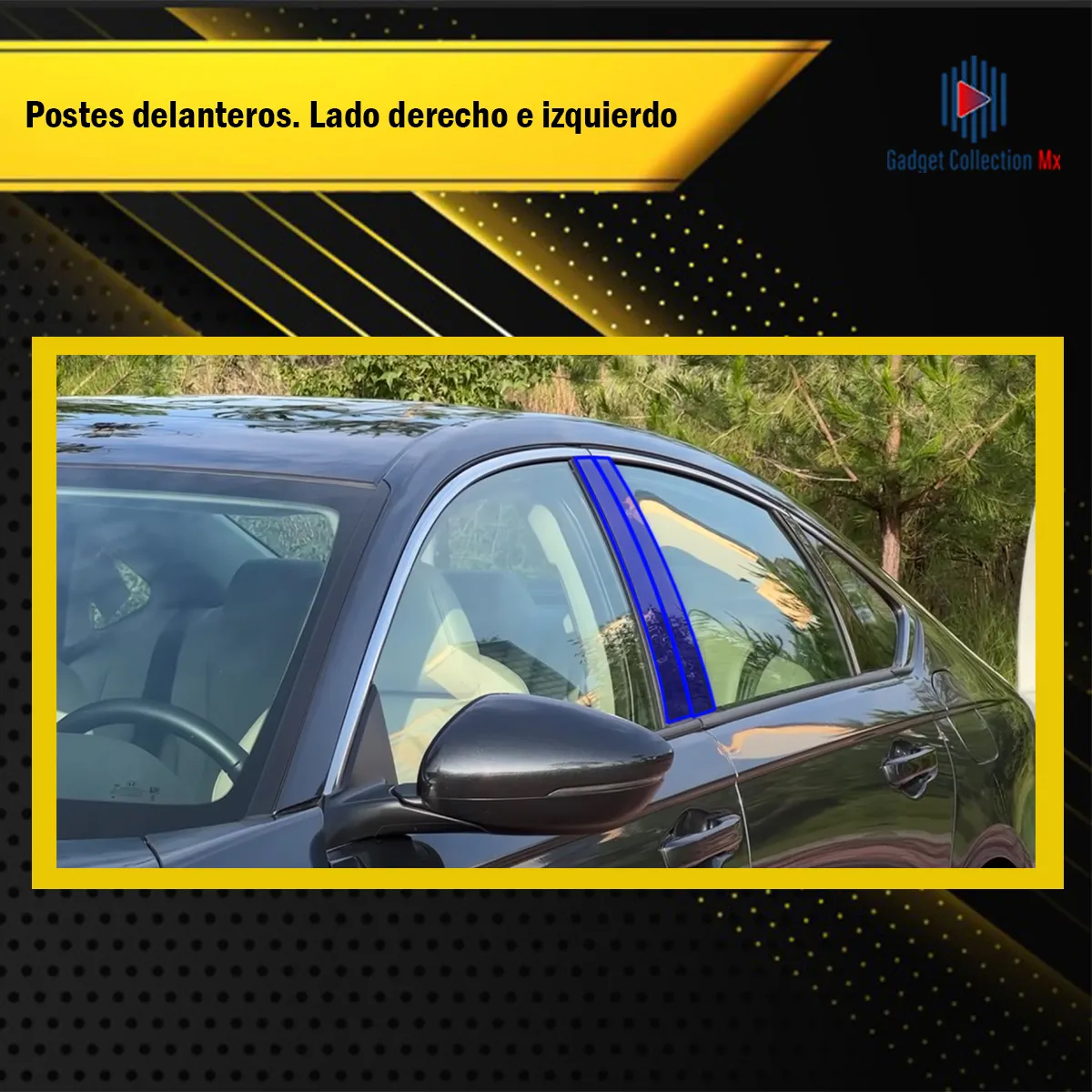 Foto 7 pulgar | Protectores Ppf Para Postes De Honda Accord 2024 Kit De Exteriores