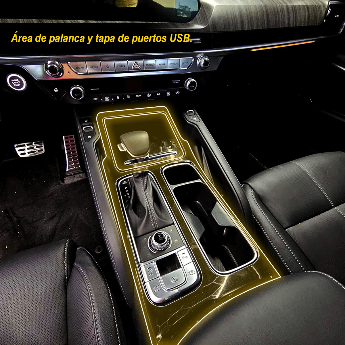 Foto 8 pulgar | Protectores Ppf Para Kia Telluride 2025 Kit De Interiores