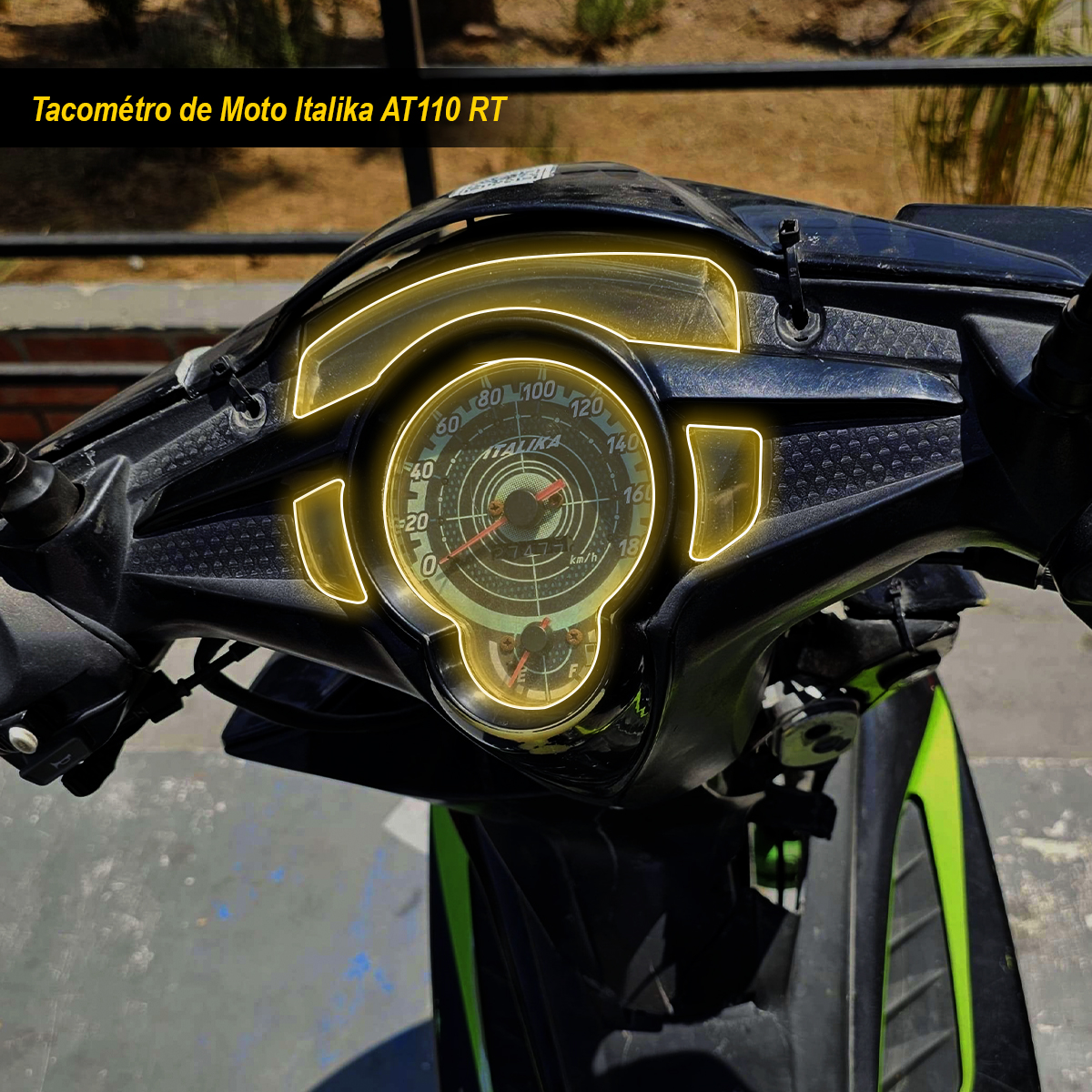 Foto 2 | Protector Ppf Para Tacómetro De Moto Italika At110 Rt Kit De Motocicletas
