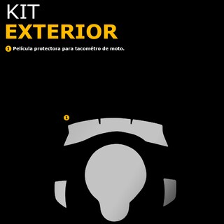 Foto 3 | Protector Ppf Para Tacómetro De Moto Italika At110 Rt Kit De Motocicletas