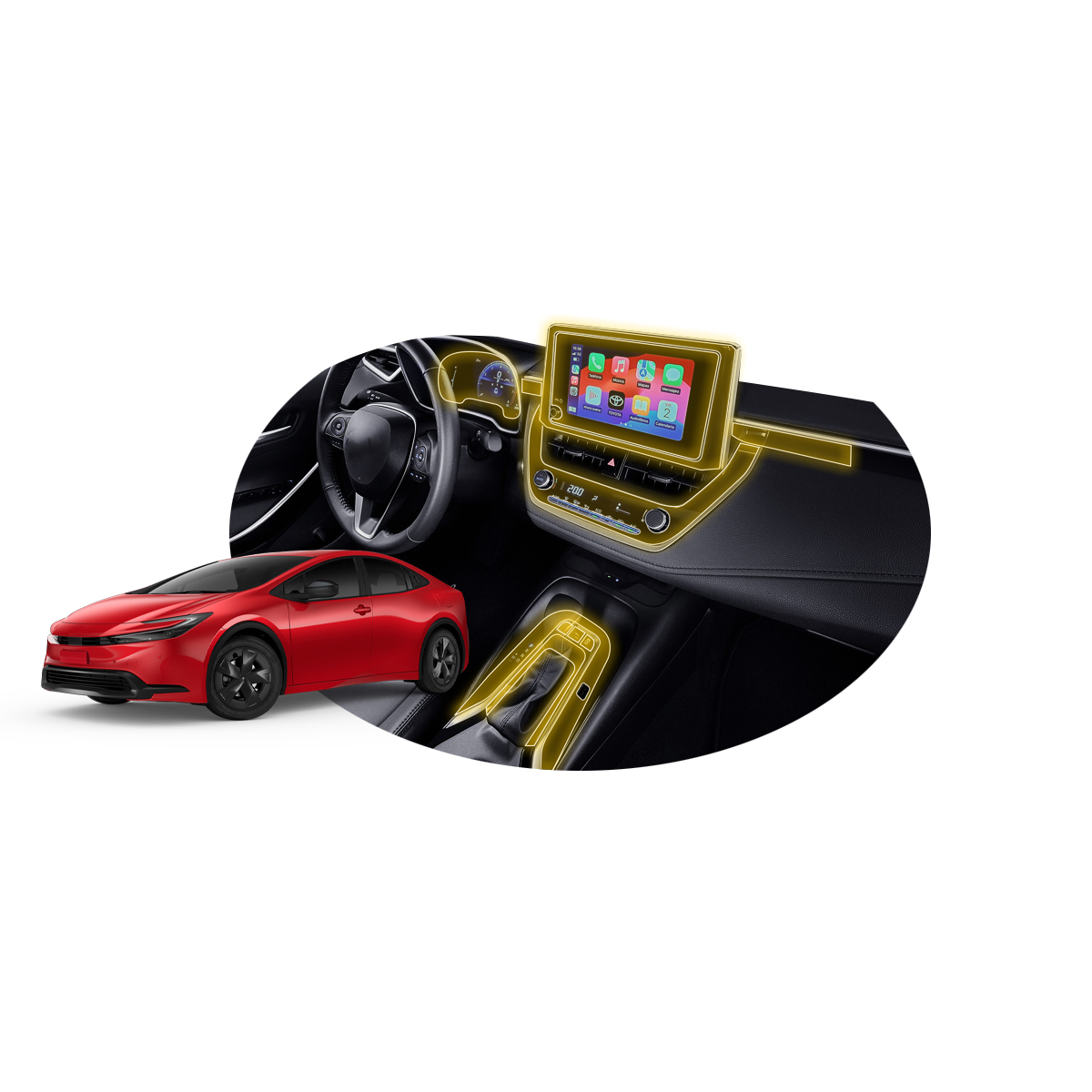 Foto 1 | Protectores Ppf Para Interior De Toyota Corolla 2025