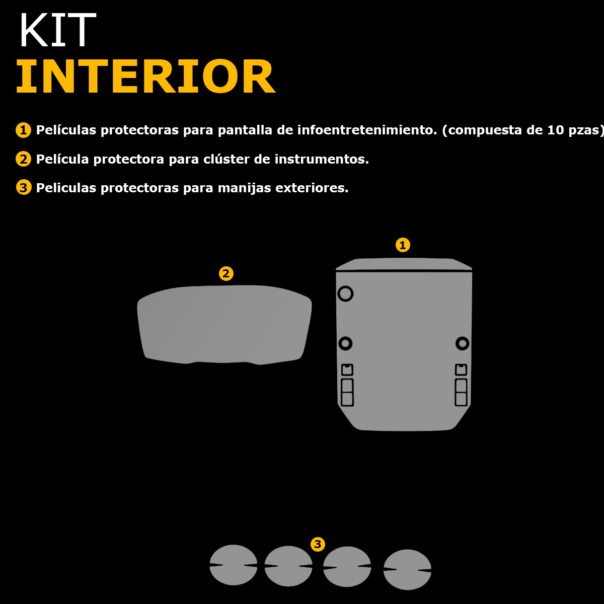 Foto 6 pulgar | Protectores Ppf Para Interior De Subaru Wrx 2025-2026