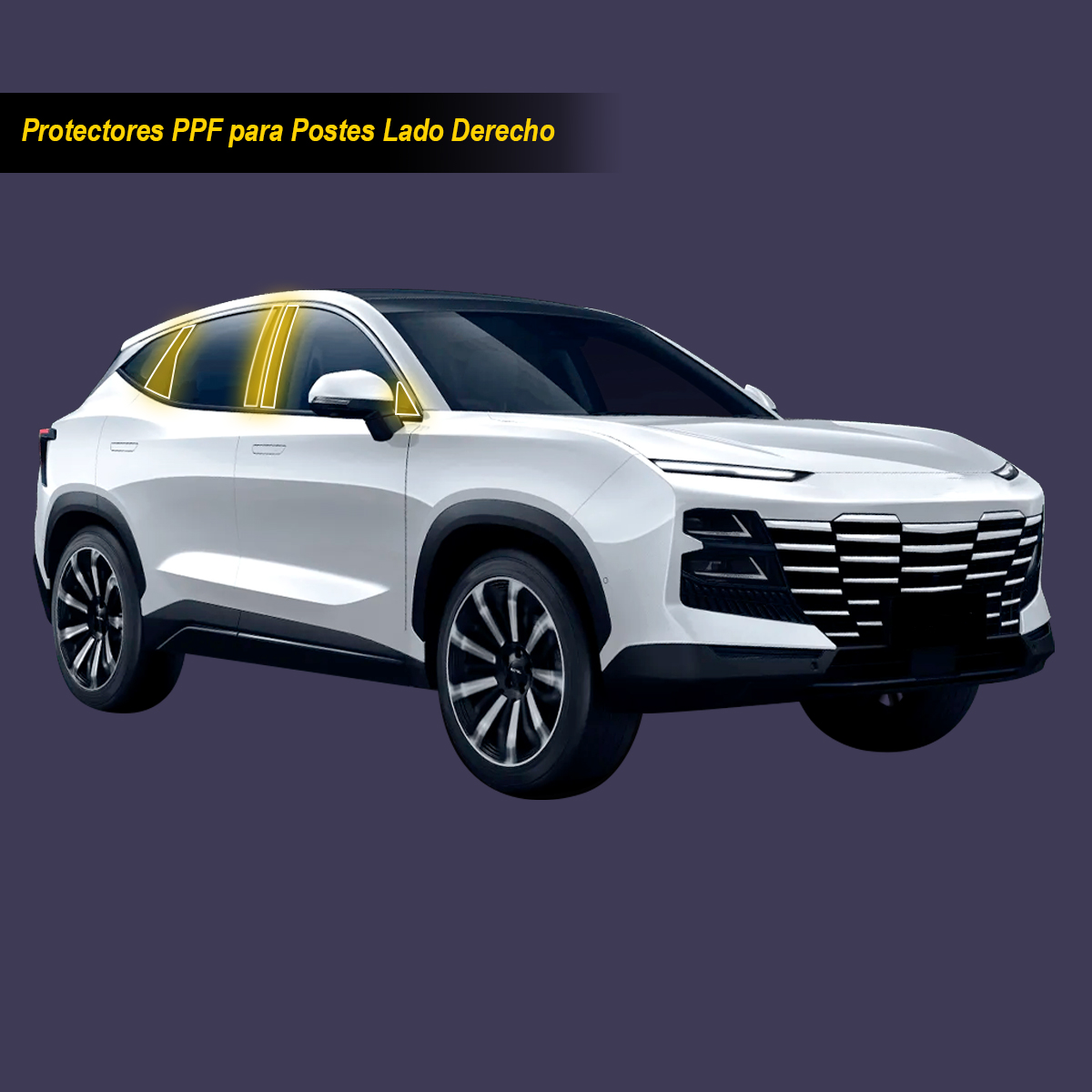 Foto 6 | Protectores Ppf Para Postes De Jetour Dashing 2024-2025