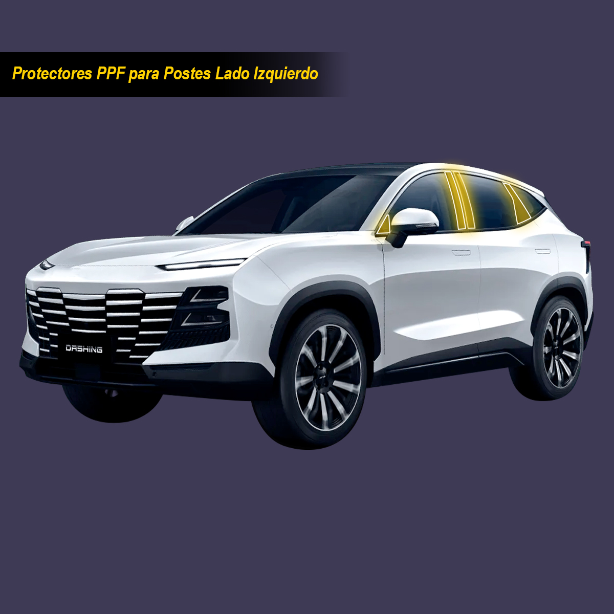 Foto 7 | Protectores Ppf Para Postes De Jetour Dashing 2024-2025