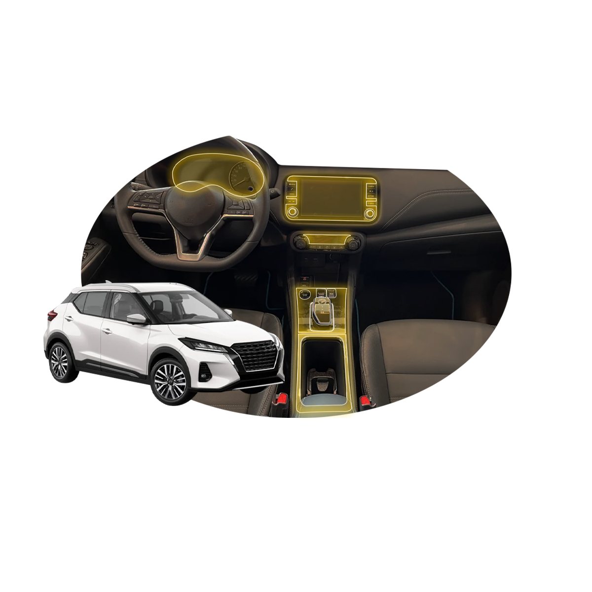Foto 2 pulgar | Protectores Ppf Para Nissan Kicks Play E Power Versiones Advance-exclusive-platinum 2023