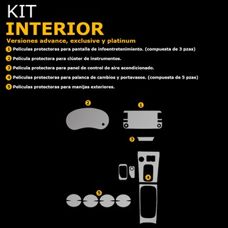 Foto 5 | Protectores Ppf Para Nissan Kicks Play E Power Versiones Advance-exclusive-platinum 2023