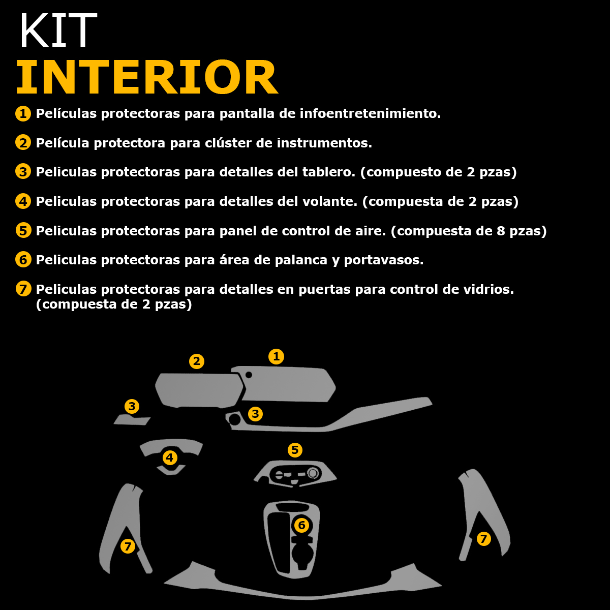 Foto 5 | Protectores Ppf Para Interior De Chev Trax Rs 2025