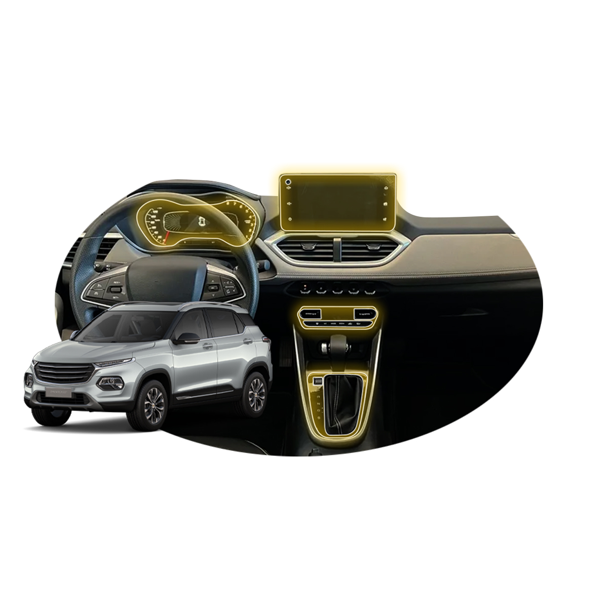 Foto 1 | Protectores Ppf Para Interior De Chevrolet Groove 2025
