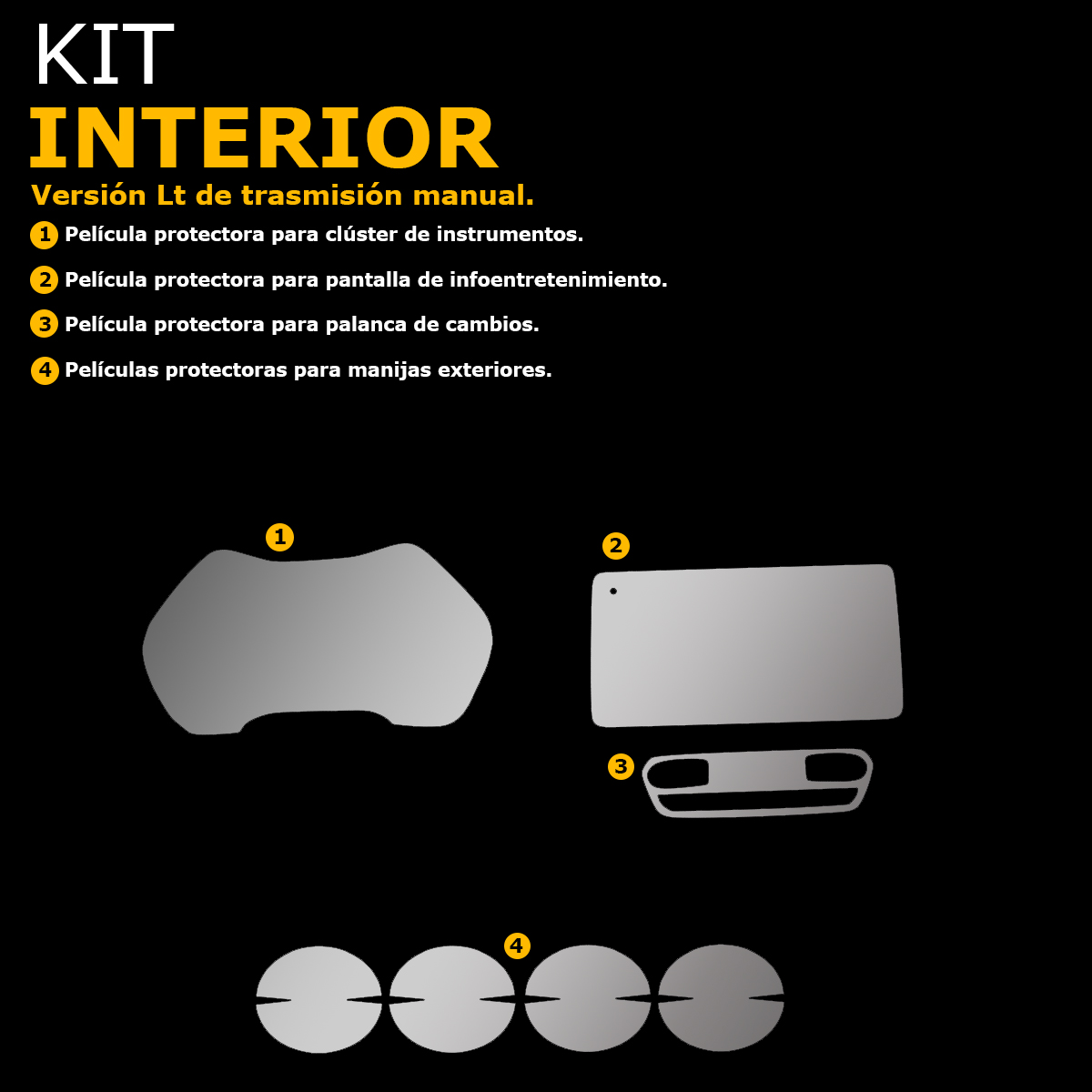 Foto 5 | Protectores Ppf Para Interior De Chevrolet Groove 2025