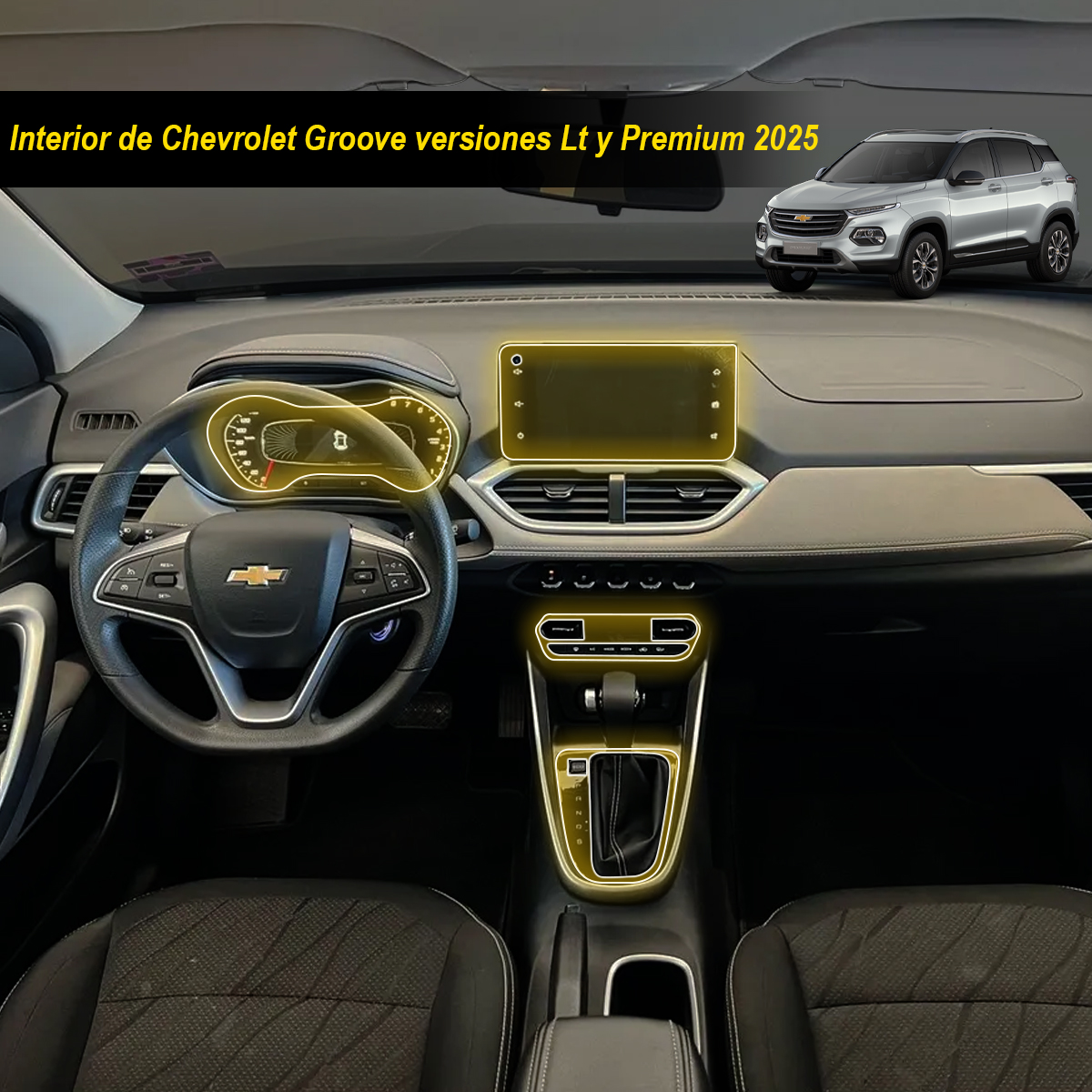 Foto 7 pulgar | Protectores Ppf Para Interior De Chevrolet Groove 2025