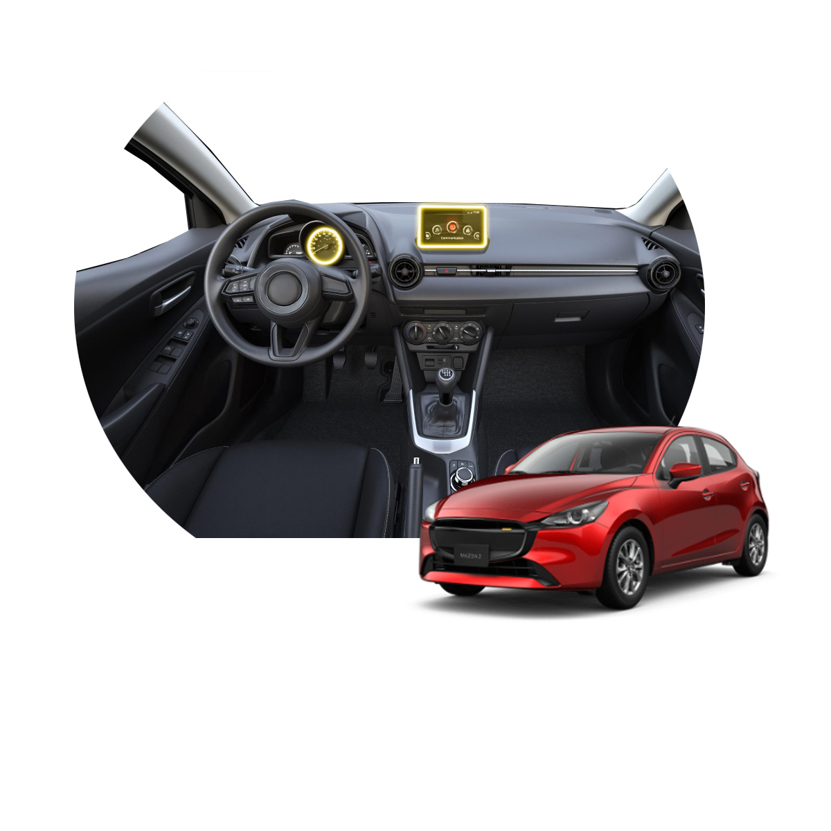 Foto 1 | Protectores Ppf Para Interior De Mazda 2 I Tm 2025