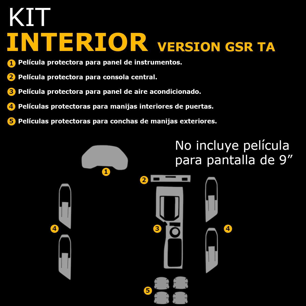 Foto 4 | Protectores Ppf Para Interior De Mitsubishi L200 Gsr Ta 2026