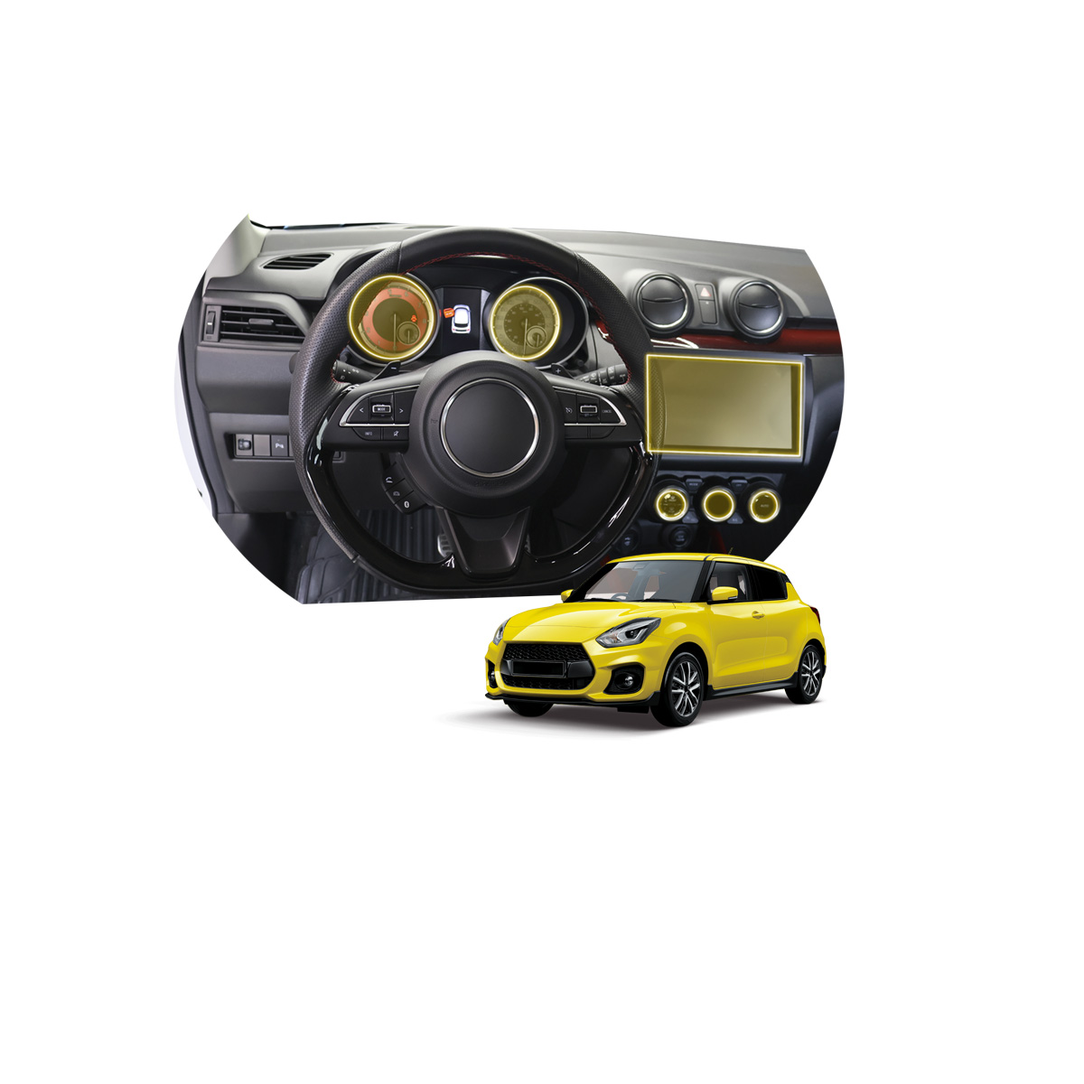Foto 2 pulgar | Protectores Ppf Para Interior De Suzuki Swift Sport Tm 2024-25