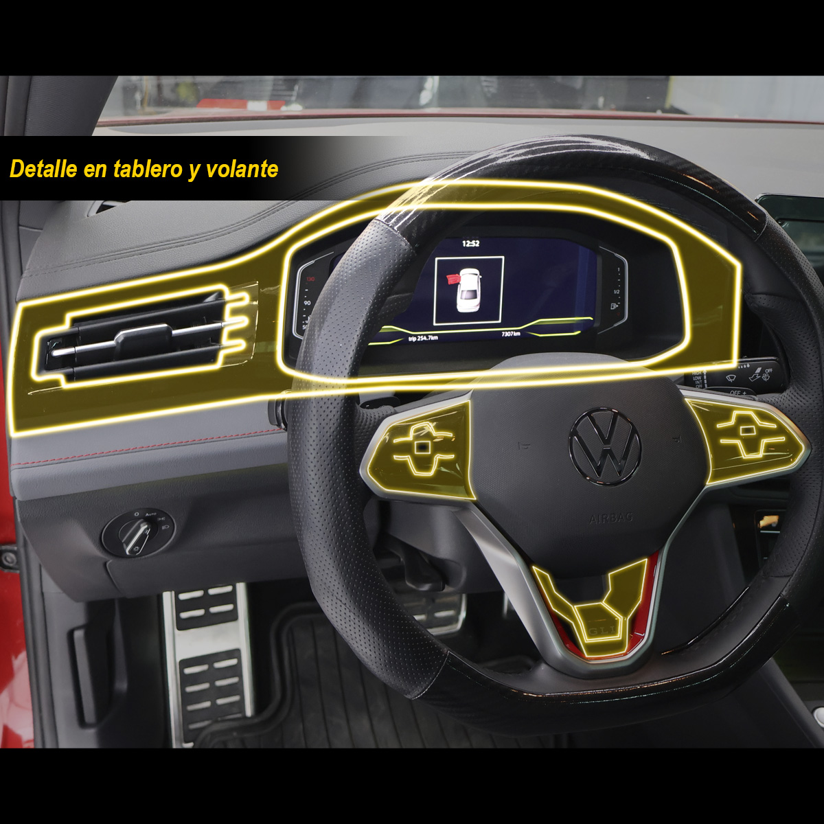 Foto 4 pulgar | Protector Interior Kit Ppf Para Vw Jetta Gli 2025
