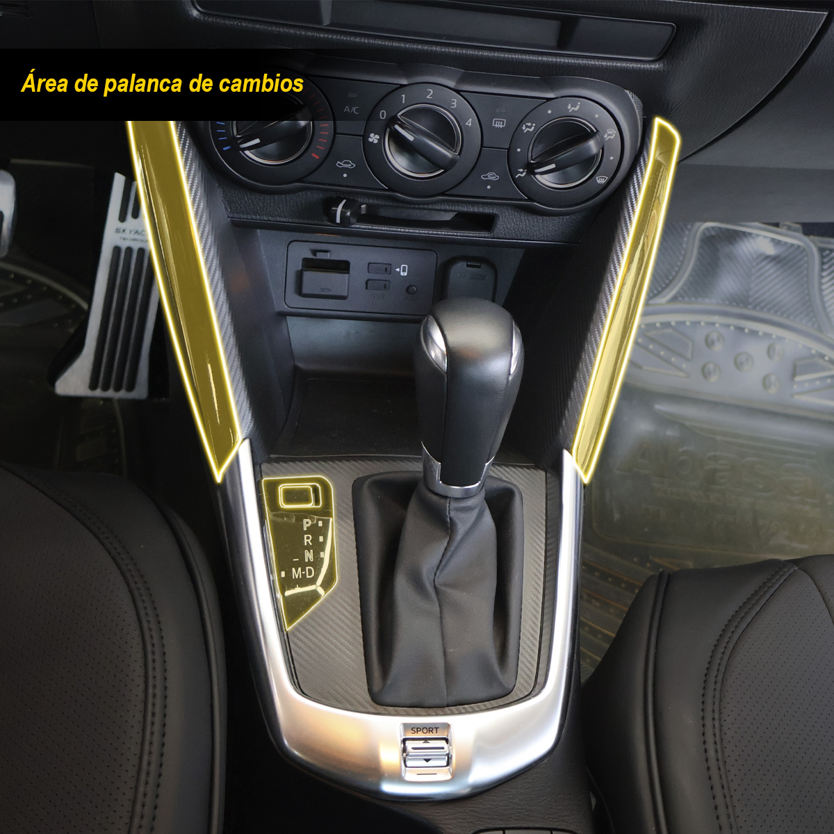 Foto 4 pulgar | Protectores Ppf Para Interior De Mazda 2 Sport/ Gt Ta 2025