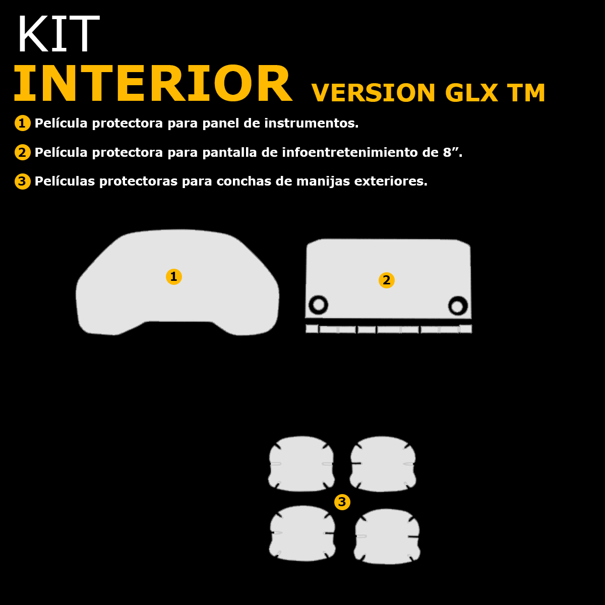 Foto 4 | Protectores Ppf Para Interior De Mitsubishi L200 Glx Tm 2025