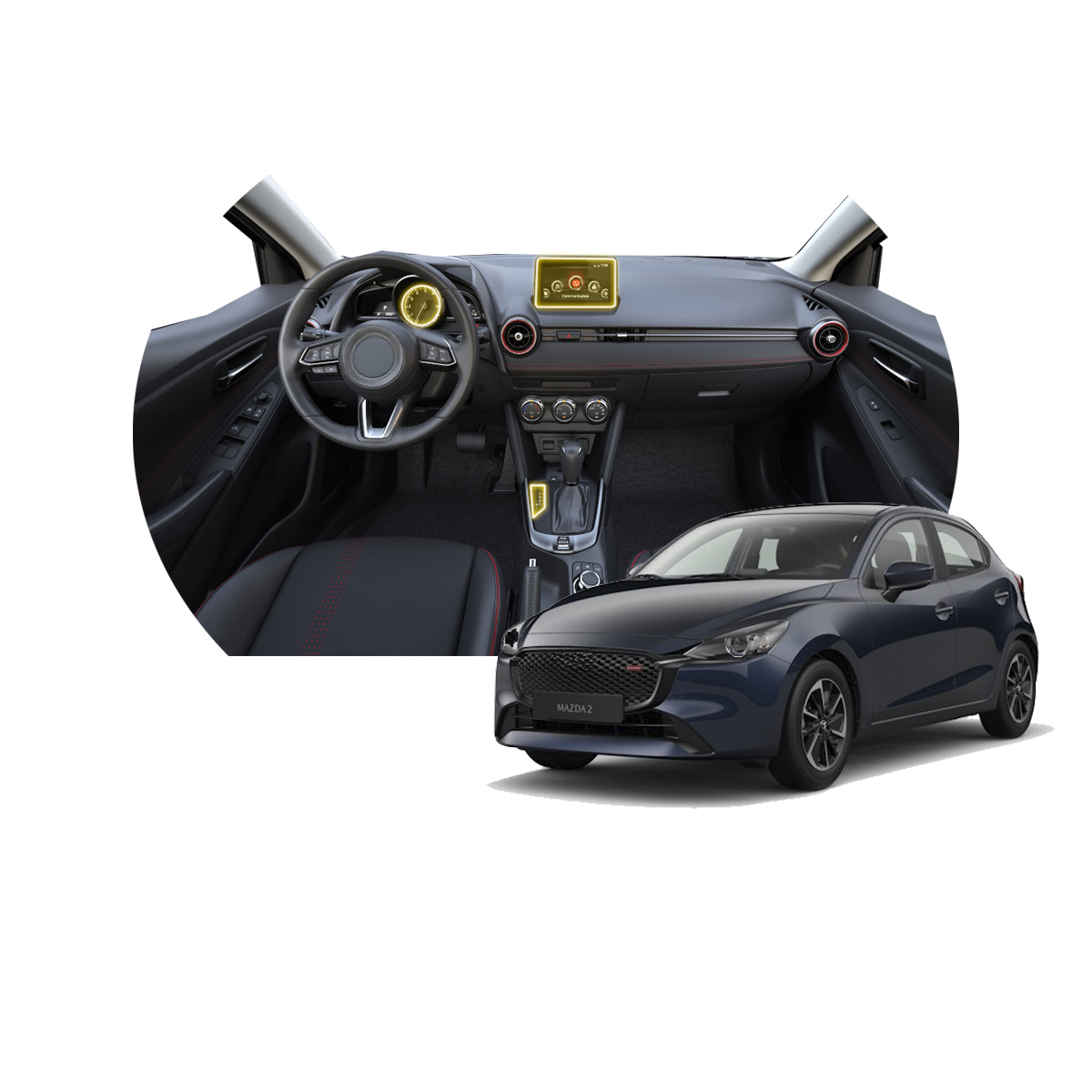 Foto 1 | Protectores Ppf Para Interior De Mazda 2 Signature/i Ta 2025