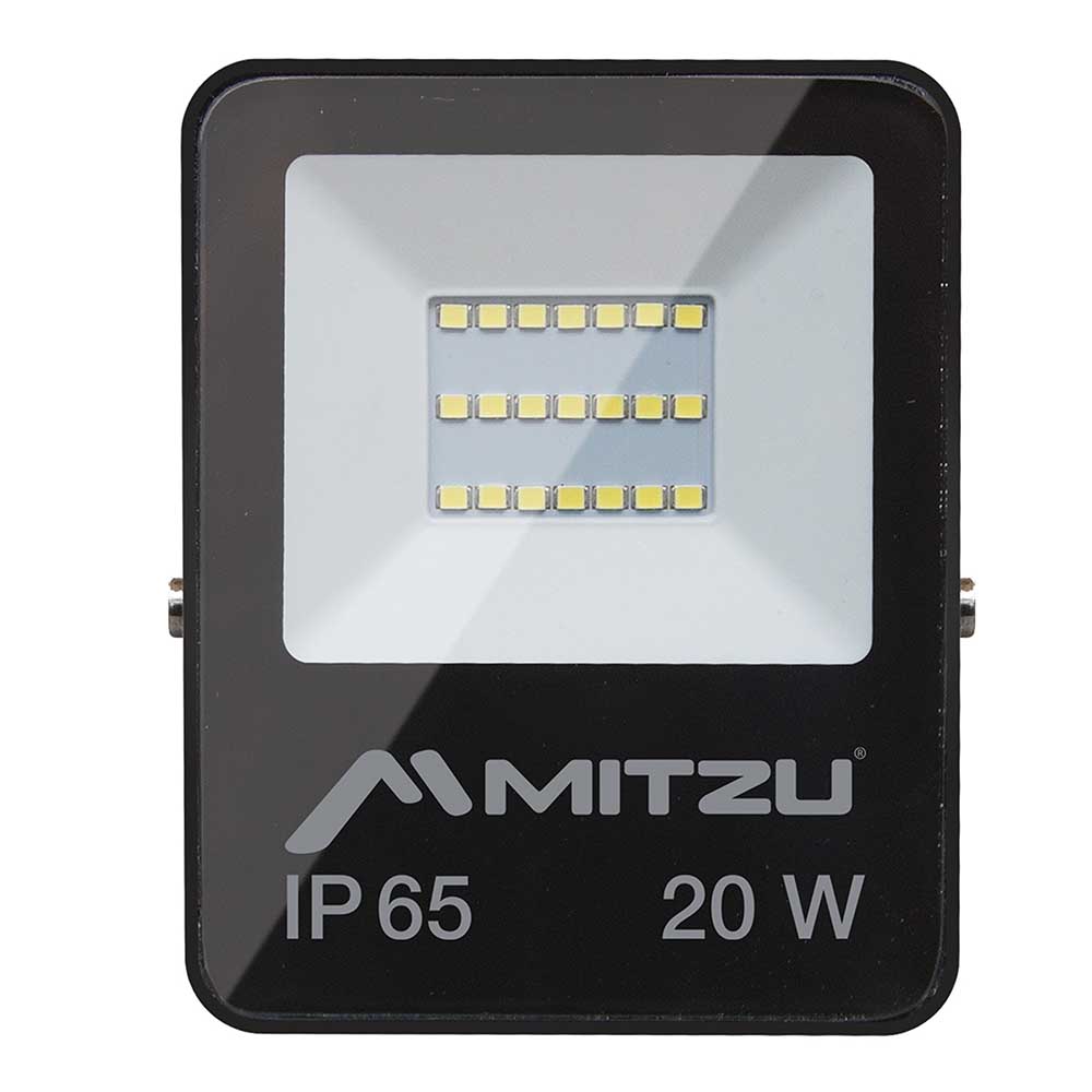 Foto 2 pulgar | Reflector Led Mitzu Msl-9620 color Negro 20 W para Exterior