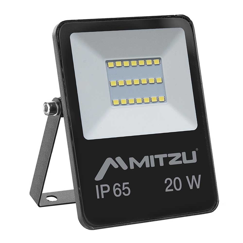 Foto 3 pulgar | Reflector Led Mitzu Msl-9620 color Negro 20 W para Exterior