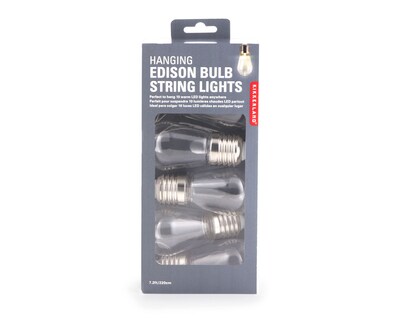 Foto 2 | Tira de Luces Bombilla Edison Kikkerland Lt12