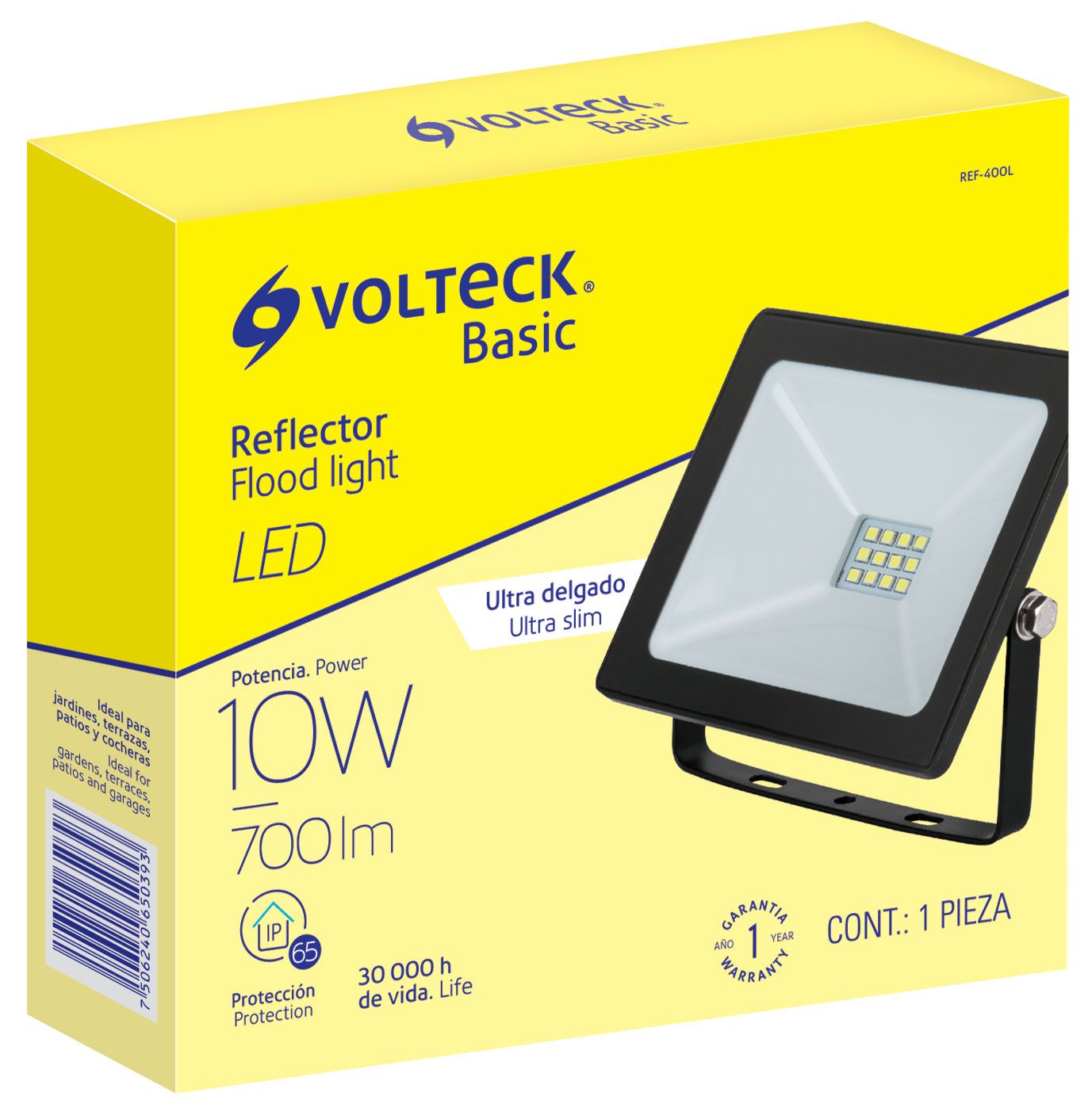 Foto 2 | Reflector Ultra Delgado de Led Volteck de 10 w