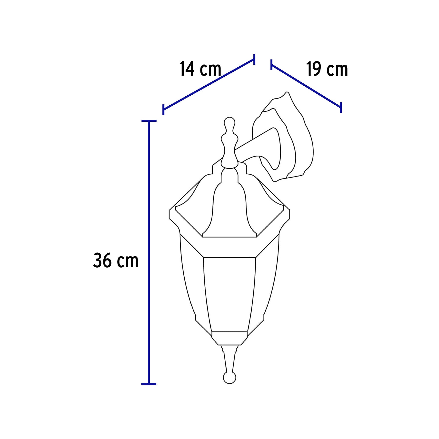 Foto 4 pulgar | Arbotante Farol Suspendido de Led Volteck de 340 Lm