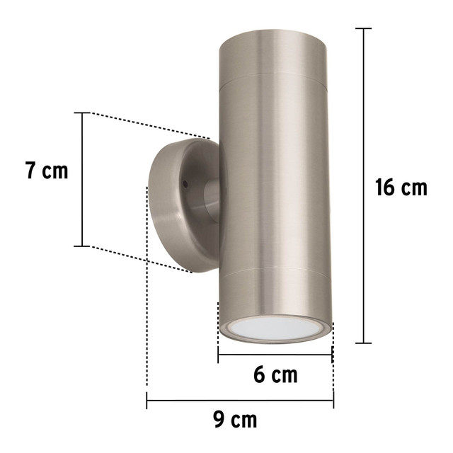 Foto 3 pulgar | Arbotante Exterior de Acento Volteck de 2 Spots/ Led/ 11w