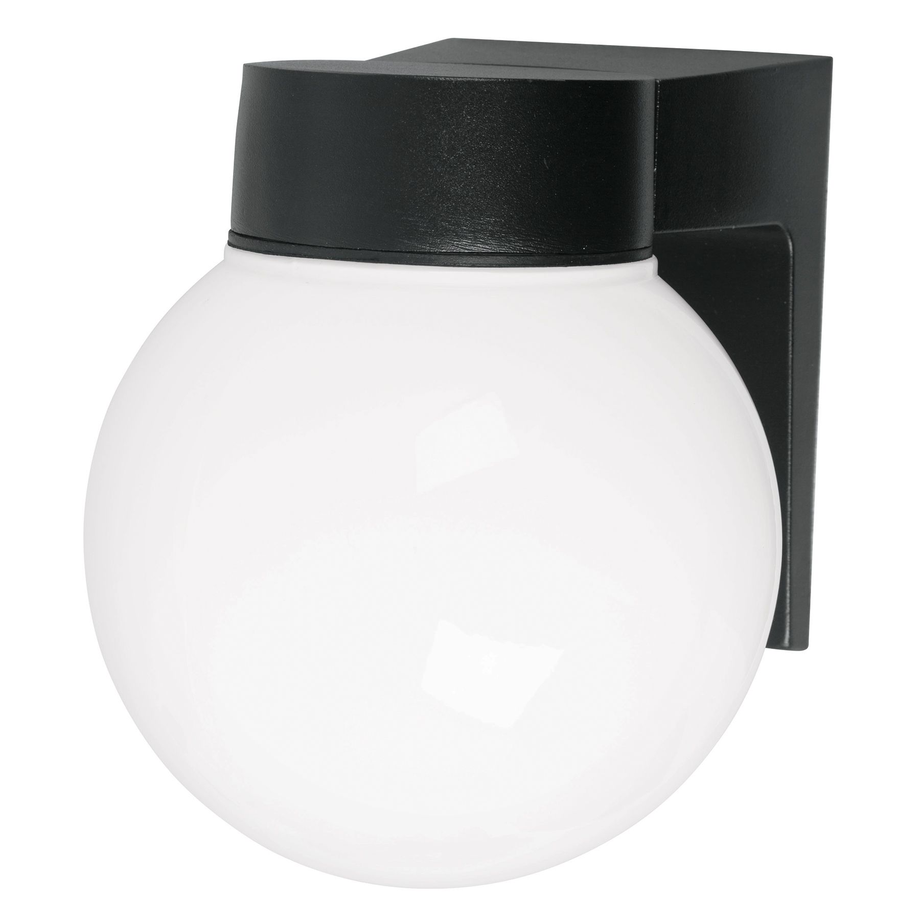 Arbotante tipo Globo de Led Volteck color Negro