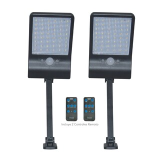 Foto 3 | Lámpara Led Solar Tecnolite Connect color Negro con Sensor Movimiento y Control Incluido