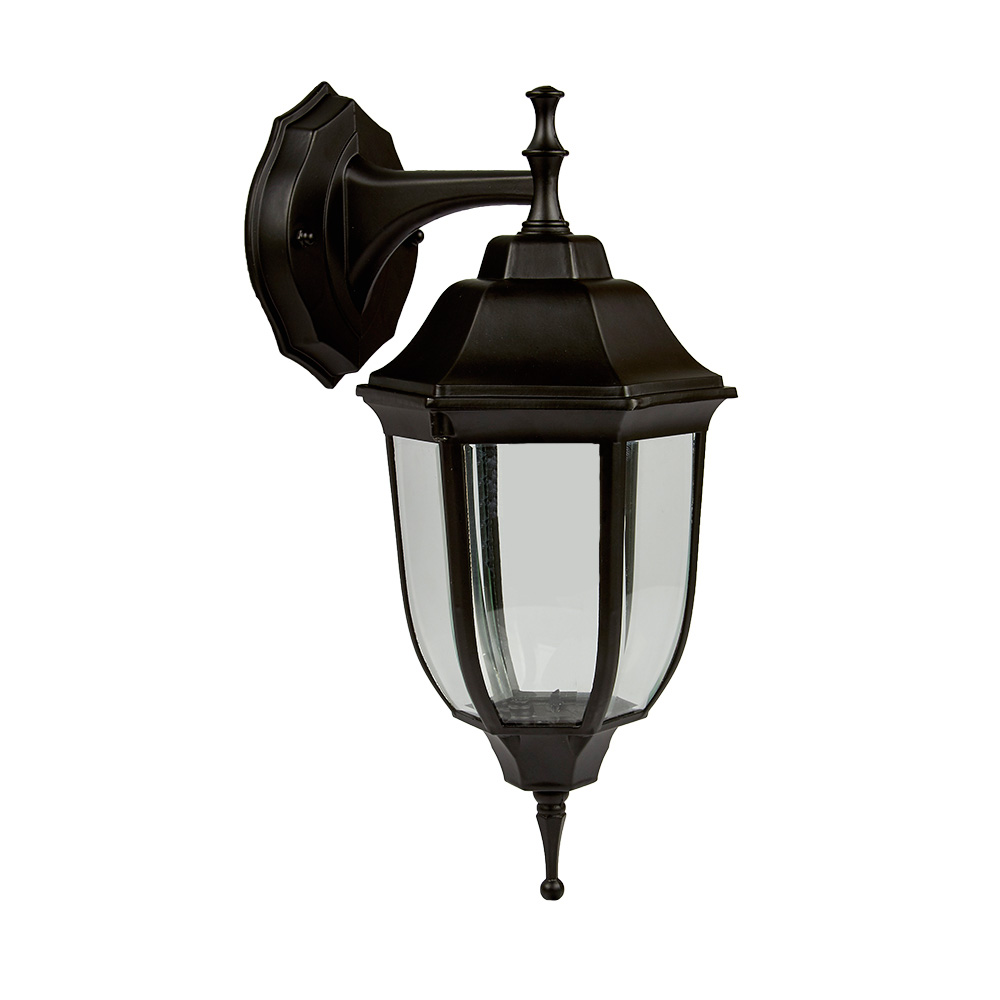 Farol de Exterior para Sobreponer Tecnolite color Negro de 26 W con Base E27