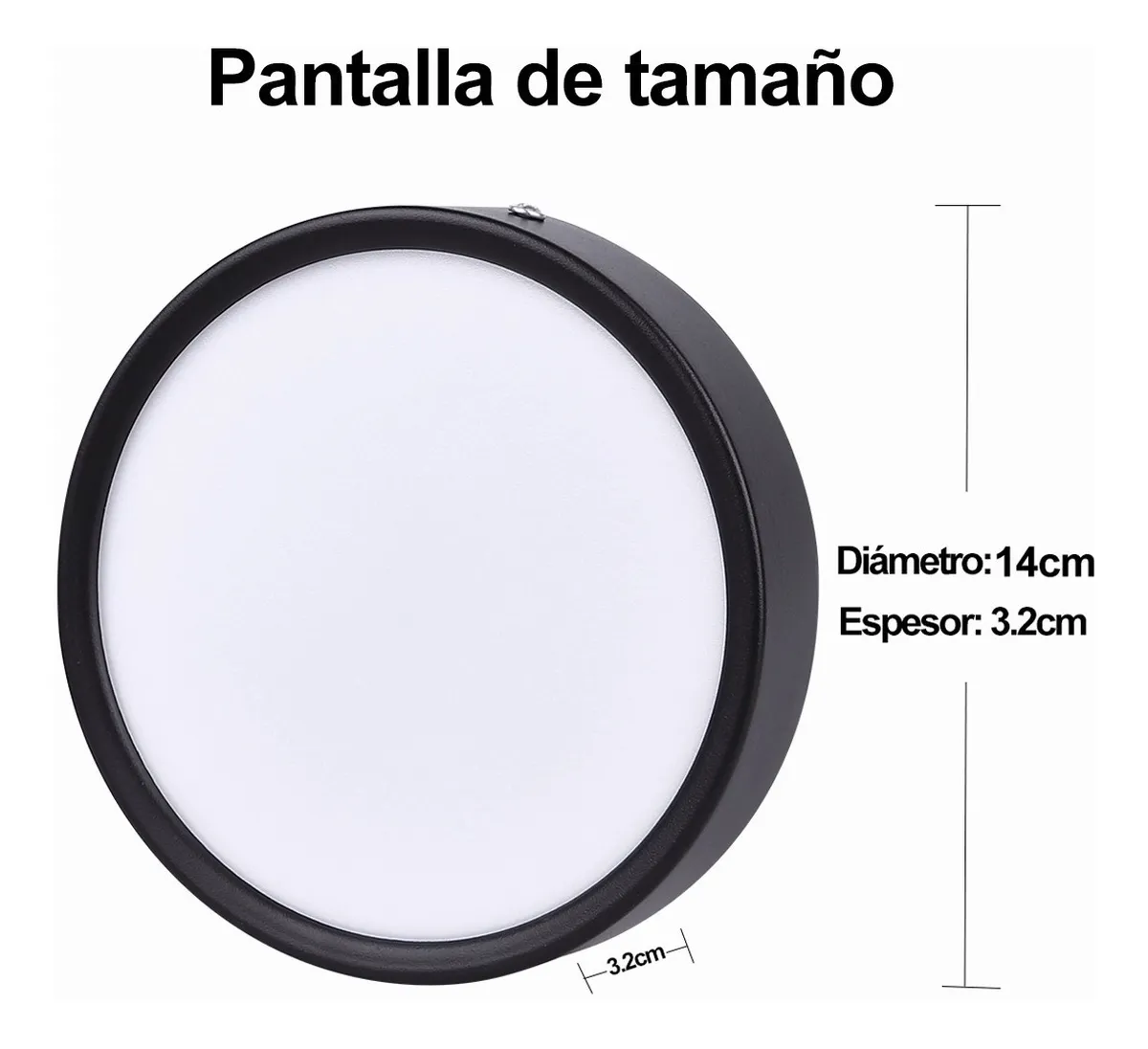 Foto 3 pulgar | Kit de 5 Lamparas Led de Sobreponer Malubero color Blanco de 6500 K