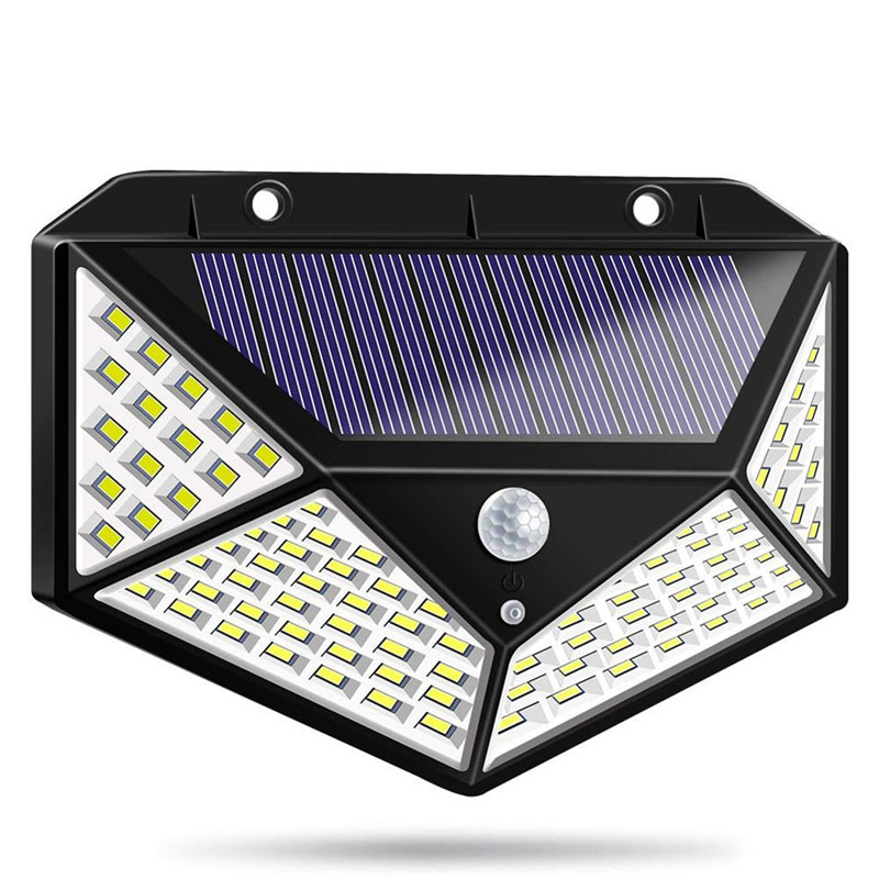 Lámpara Solar Led con Sensor de Movimiento