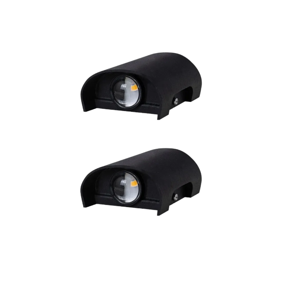 Luz Led de Pared 2 W Malubero 2 Piezas