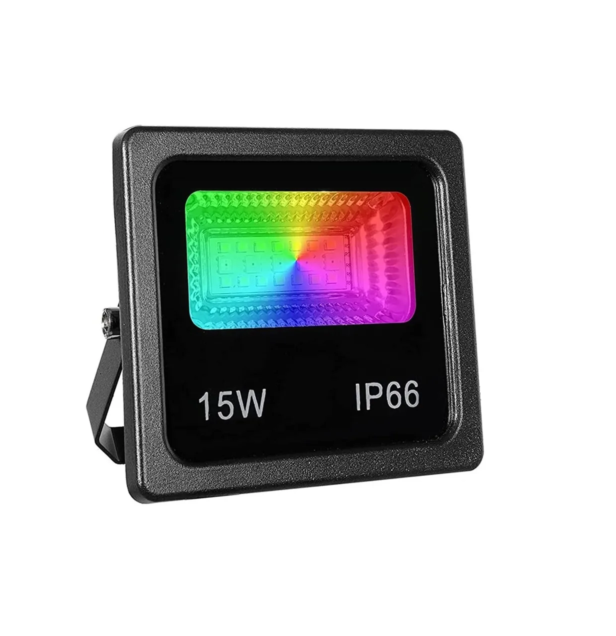 Foto 2 pulgar | Reflector LED Eo Safe Imports ESI-630 color Negro RGB 15 W Luces LED de Colores Exterior