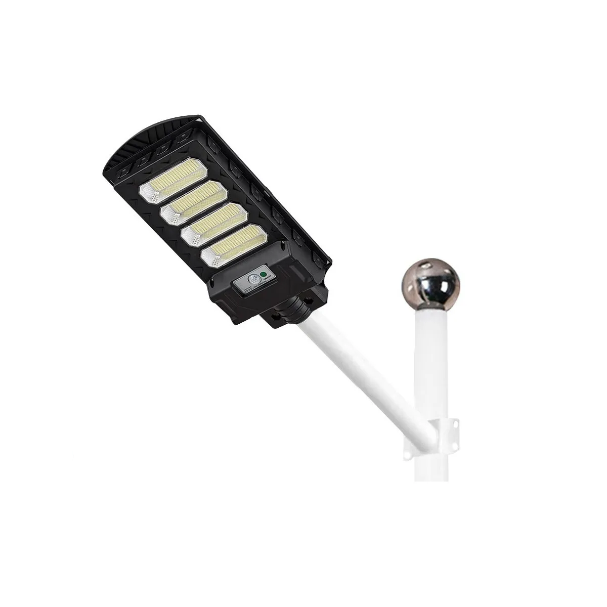 Lámpara LED Solar Eo Safe Imports ESI-3455 color Negro 300 W Luminaria Suburbana Alumbrado Público