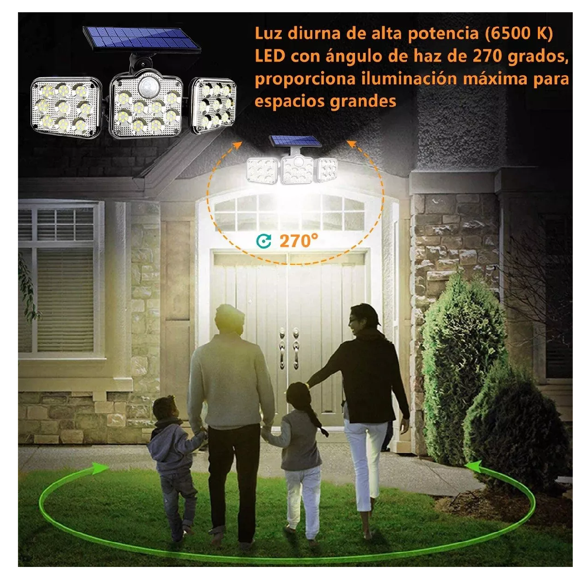 Foto 4 pulgar | Lámpara Solar Led de Pared Eo Safe Imports Esi3458