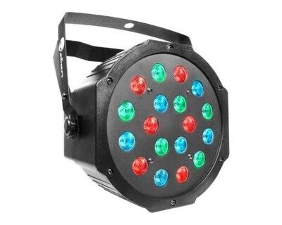 Foto 2 | Cañon De Led Alien Pro Par18x3 Rgb Audio Ritmico 18 Leds