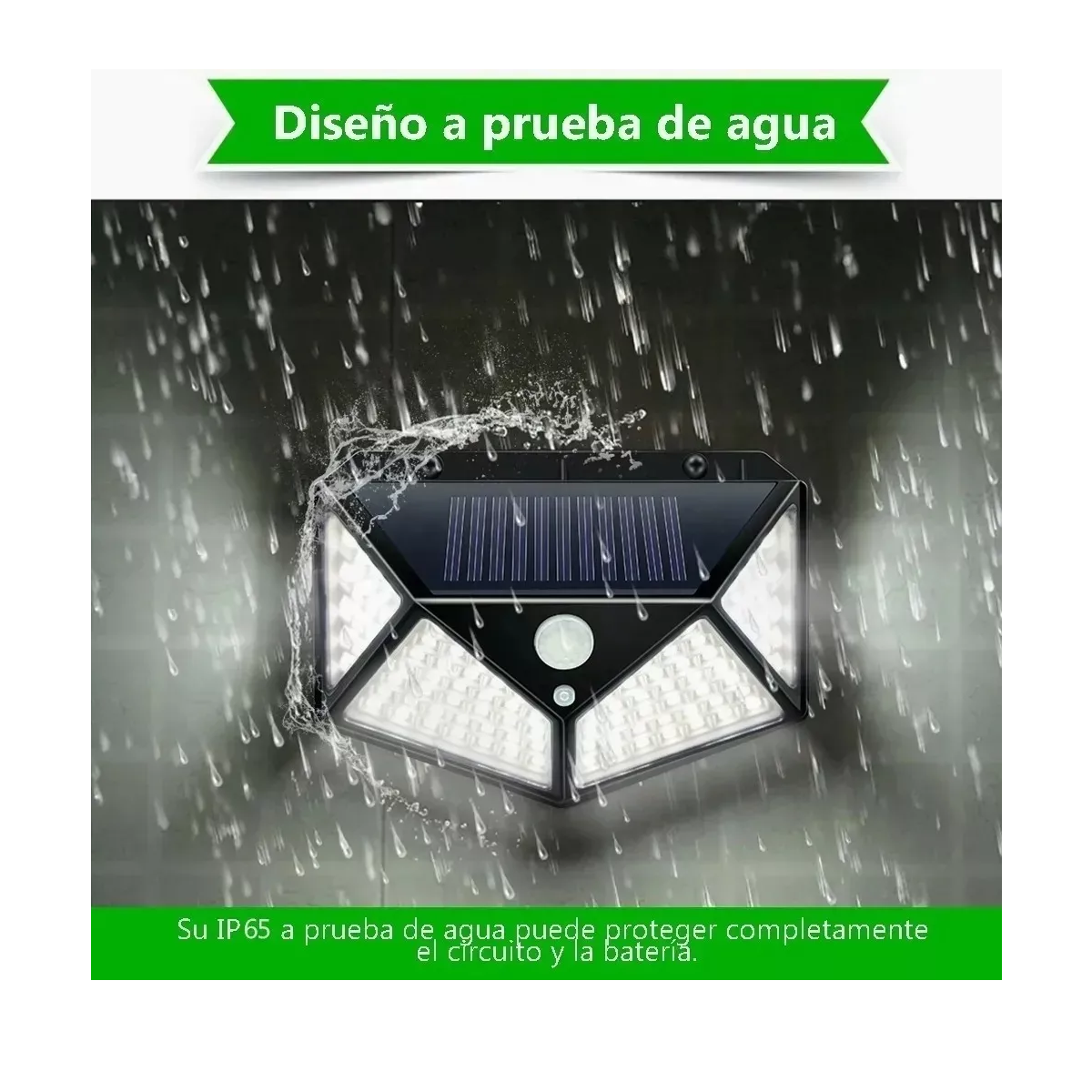 Foto 4 pulgar | Luminaria Solar de Seguridad para Jardín/exteriores Eo Safe Imports Esi-3839 Negro 4 Piezas