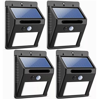 Foto 1 | Lámpara de Luz Solar Impermeable Exterior de Pared Led Eo Safe Imports Esi-3833 color Negro