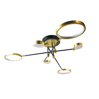 Foto 1 | Lámpara Semicolgante Mil Luces SPN-STELLARIUM-006 color Dorado 50w
