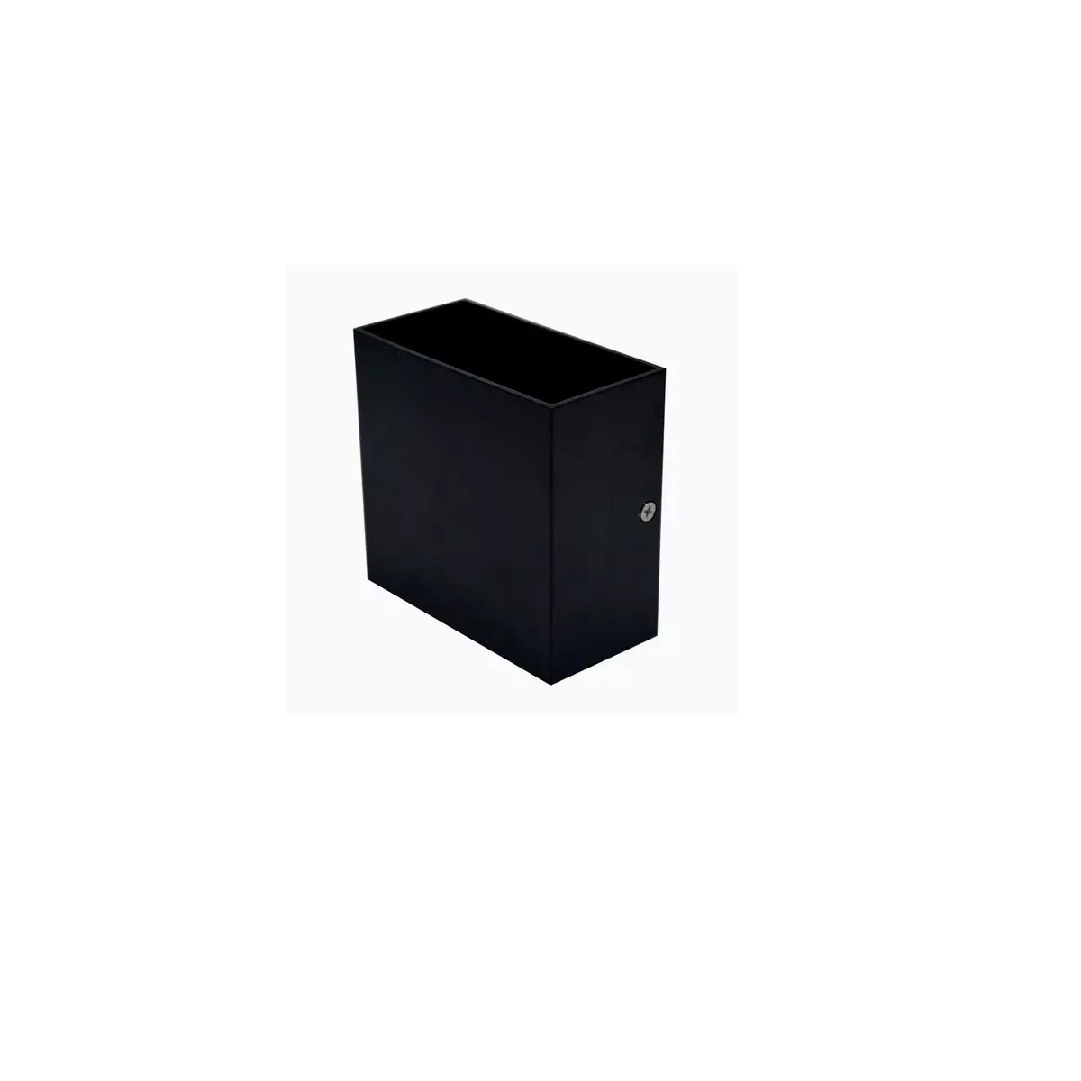 Lámpara de Pared LED Eo Safe Imports Esi-4597 color Negro de 12 W Foco Flotante Moderno Luz Blanca