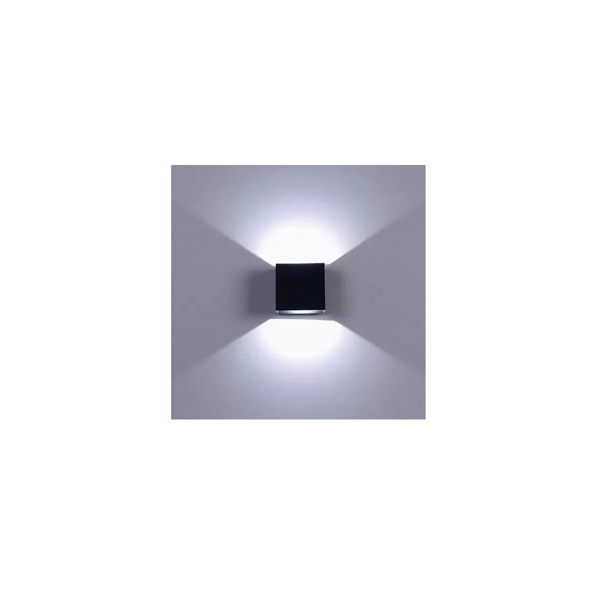 Foto 4 pulgar | Lámpara de Pared LED Eo Safe Imports Esi-4597 color Negro de 12 W Foco Flotante Moderno Luz Blanca