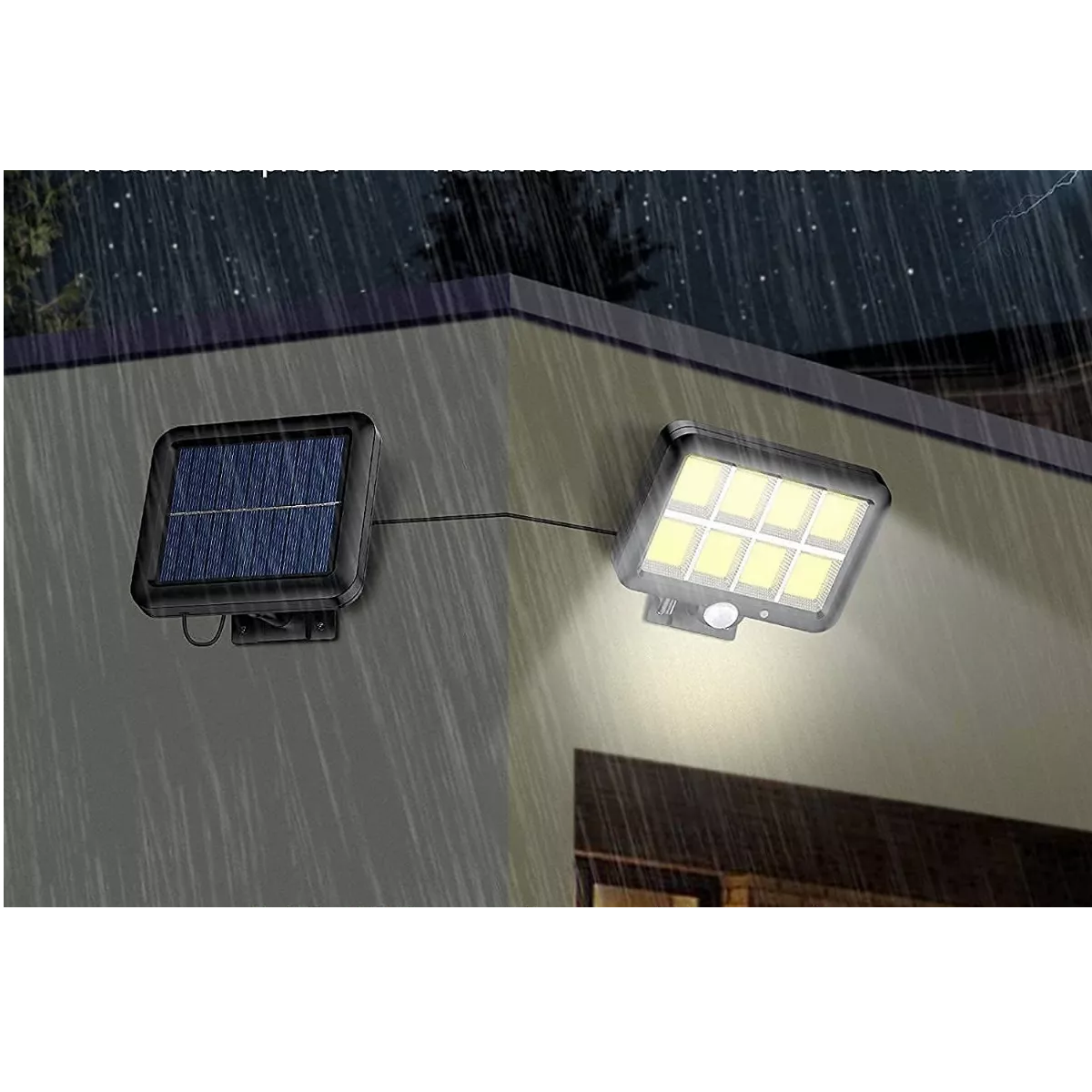 Foto 3 pulgar | Lámpara Solar Exterior Impermeable Led Eo Safe Imports Esi-5308  Negro