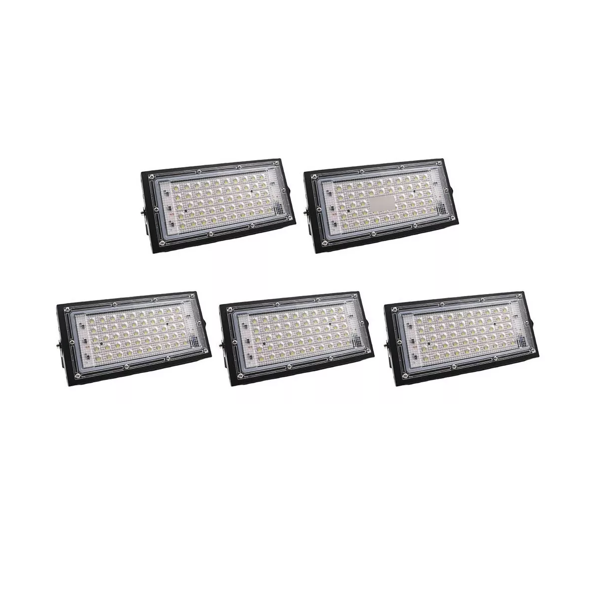 Foto 4 pulgar | Reflector Led  Luz Blanca Exterior Eo Safe Imports Esi-6896  color Negro 5 Piezas