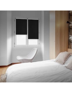 Foto 2 | Persiana Enrollable Stor Planet Blackout Easyfix Negro 60 cm x 180 cm