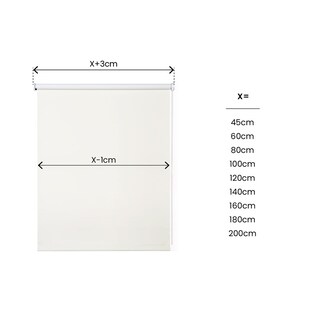 Foto 6 | Persiana Enrollable Stor Planet Blackout Roll-up Marfil 80 cm x 250 cm