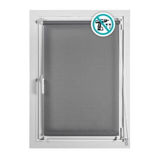 Foto 1 | Stor Planet Persiana Enrollable Traslúcida Easyfix Gris 150cmx180cm