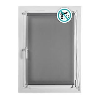 Foto 1 | Stor Planet Persiana Enrollable Traslúcida Easyfix Gris 90cmx180cm